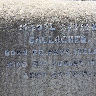 GALLAGHER Isabel ? -1938