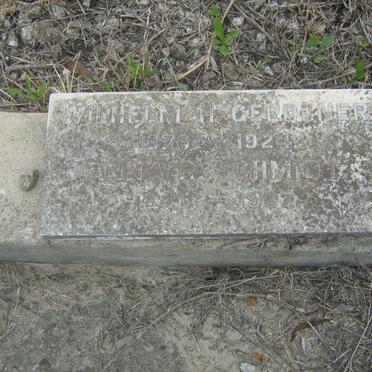 GERDENER Wilhelm H. 1876-1924 :: SCHMIDT Anna R. 1845-1927