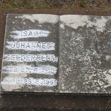 GELDERBLOM Isaac Johannes 1910-1959