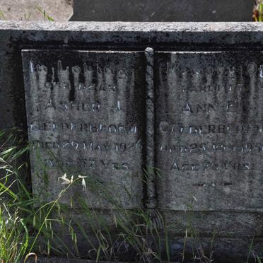 GELDERBLOEM Asher J. -1926 &amp; Anna E. -1950