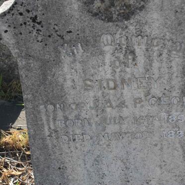 GEORGE Sydney 1896-1899