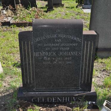 GELDENHUYS Hendrick Johannes 1923-1961