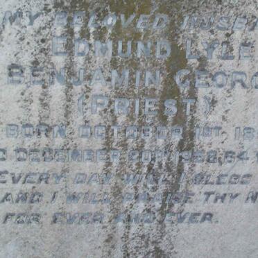 GEORGE Edmund Lyle Benjamin 1894-1952