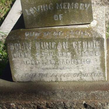 GEDDIE Colin Duncan -1936