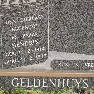 GELDENHUYS Hendrik 1914-1977