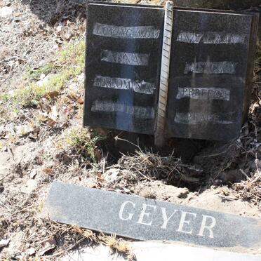 GEYER Anna Salomina 1893-1975 