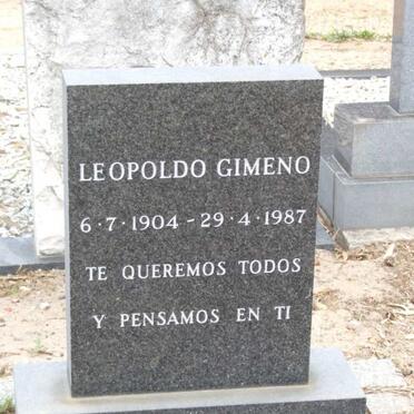 GIMENO Leopoldo 1904-1987