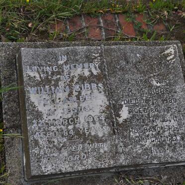 GIBBS William -1964 &amp; R.M. -1980