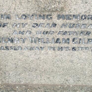 GILBERT Henry William