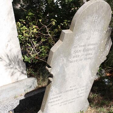 GIBSON Sam -1914 :: GIBSON William -1892 &amp; Margaret -1907 :: GIBSON Andrew -1900