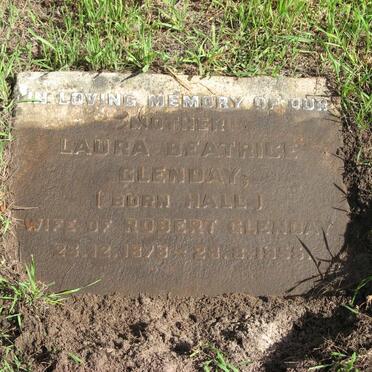 GLENDAY Laura Beatrice nee HALL 1878-1955