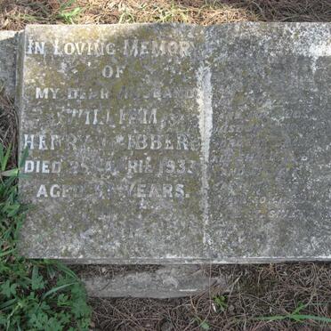 GLIBBERY William Henry -1933