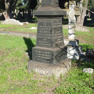 GLEN John 1842-1902 :: GLEN Mary Gwen 1882-1920 :: GLEN Elizabeth :: GLEN Kate :: GLEN Margaret Annie -1952