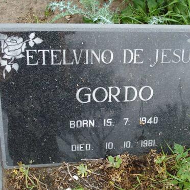 GORDO Etelvino De Jesus 1940-1981