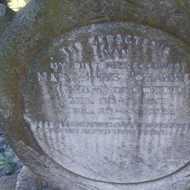 GOEDE Marthinus Johannes, de 1887-1935