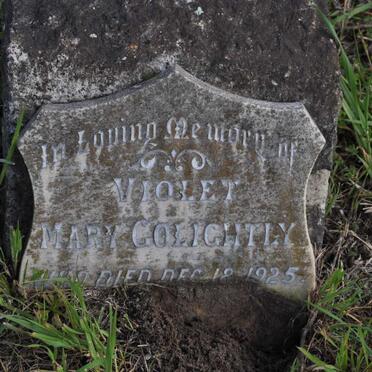 GOLIGHTLY Violet Mary -1925
