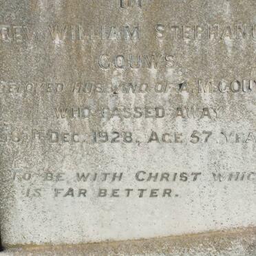 GOUWS William Stephanus -1928