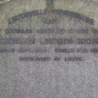 GOOSEN Cornelius Lourens 1903-1952