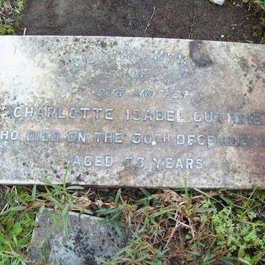 GUTHRIE Charlotte Isabel -1915