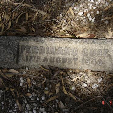 GUSE Ferdinand -1940