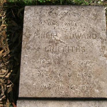 GRIFFITHS Philip Edward 1887-1968
