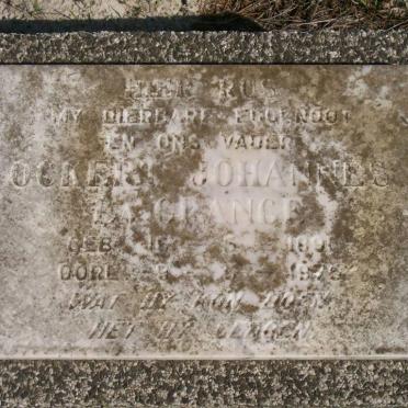 GRANGE Ockert Johannes, la 1891-1976