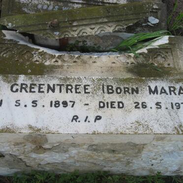 GREENTREE ? nee MARAIS 1897-1973