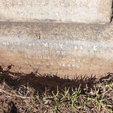 PEARSON Mary Ann nee DIACK -1924