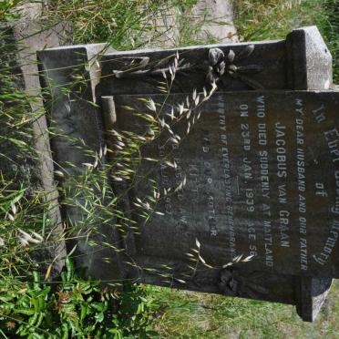 GRAAN Jacobus, van -1939 &amp; Kitty -1967