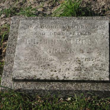 GREEN Phillip Aubrey 1926-1975