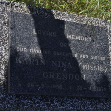 GRENDON Karin Nina 1958-1975