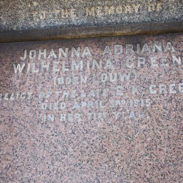 GREEN :: LOGIER :: BERNING :: SCHICKERLING :: KUYS :: LOUW 