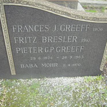 GREEFF :: BRESLER :: MOHR