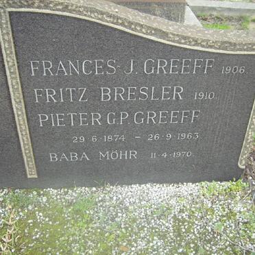 GREEFF :: BRESLER :: MOHR