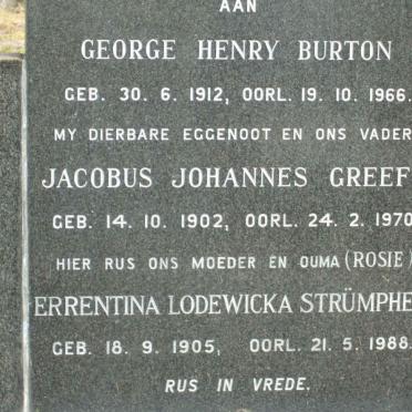 GREEFF :: STRÜMPHER :: BURTON :: MILES :: LOURENS