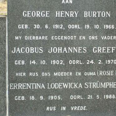 GREEFF :: STRÜMPHER :: BURTON :: MILES :: LOURENS