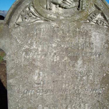 GRIESSEN Anna -19? :: GRIESSEN John -1912 :: PACKER Owen -1929 :: GRIESSEN Gottfred -1937