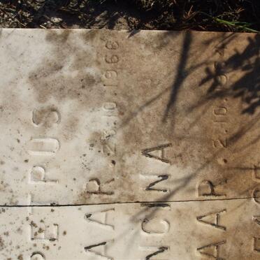 GROBBELAAR Johannes Petrus 1910-1966 &amp; Anna Francina 1911-1964