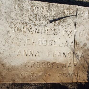 GROBBELAAR Johannes Petrus 1910-1966 &amp; Anna Francina 1911-1964