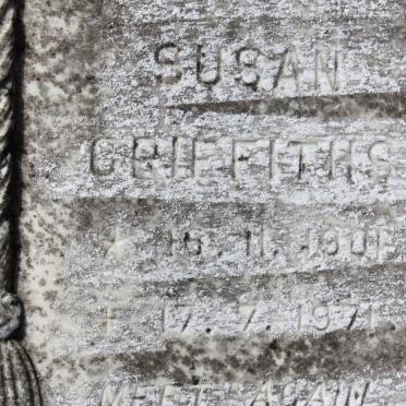 GRIFFITHS Willie 1902-1960 &amp; Susan 1901-1971 