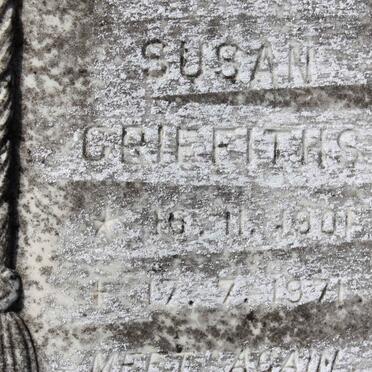 GRIFFITHS Willie 1902-1960 &amp; Susan 1901-1971 