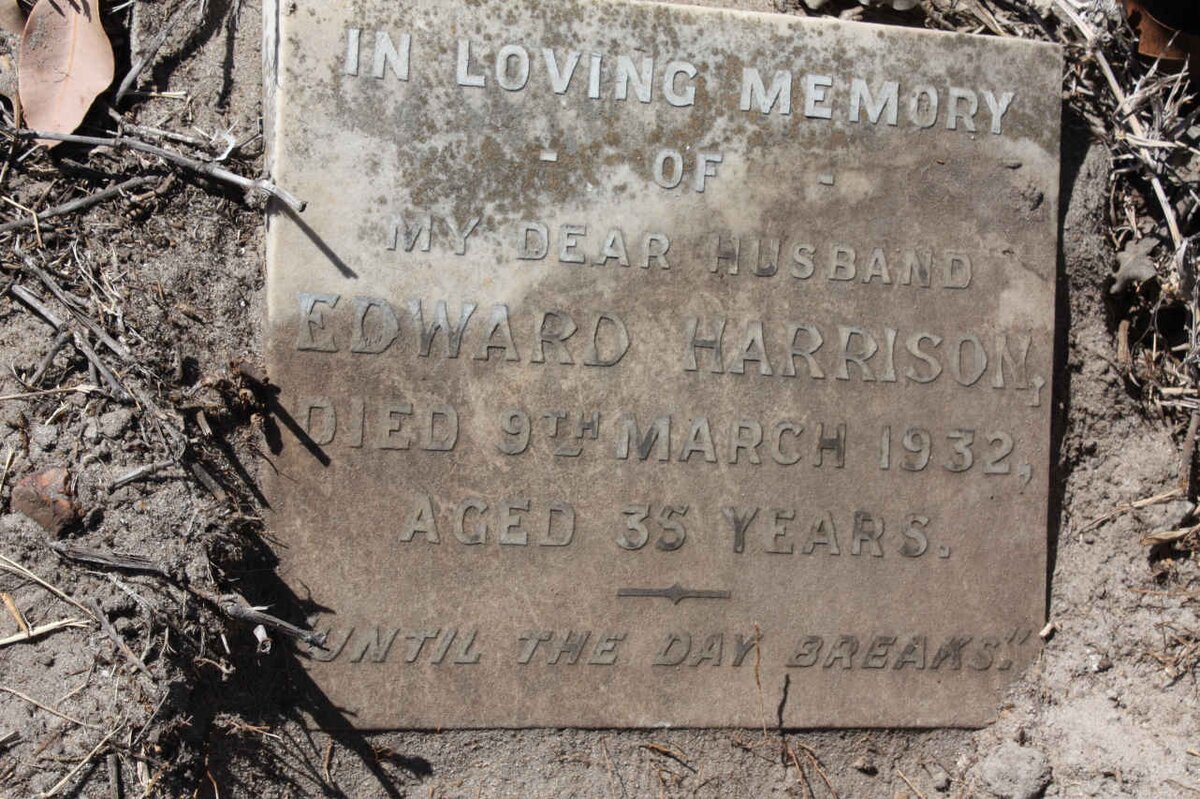 HARRISON Edward -1932