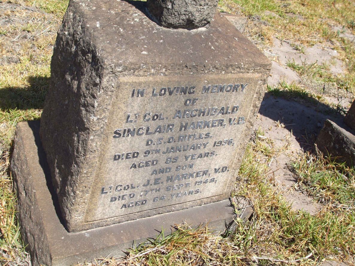 HARKER Archibald Sinclair -1936 :: HARKER J.E. -1948