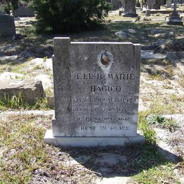 HAGICO Elise Marie 1891-1974