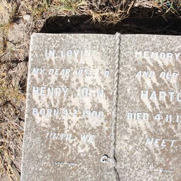 HARTOG Henry John 1900-1949