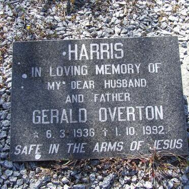HARRIS Gerald Overton 1936-1992