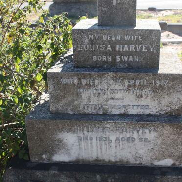 HARVEY Walter -1931 &amp; Louisa SWAN -1917