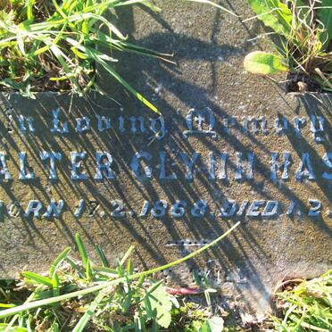 HASTIE Walter Glynn 1868-1923