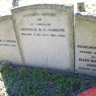 HARDING Lawrence A.W. -1961 :: HARDING Edward J. -1920