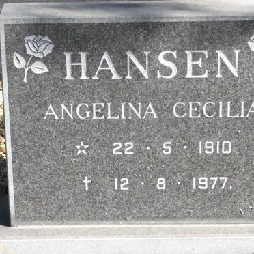 HANSEN Angelina Cecilia 1910-1977